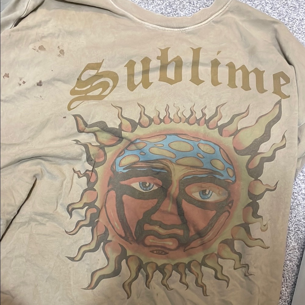 Sublime Sun Graphic Tee - Beige